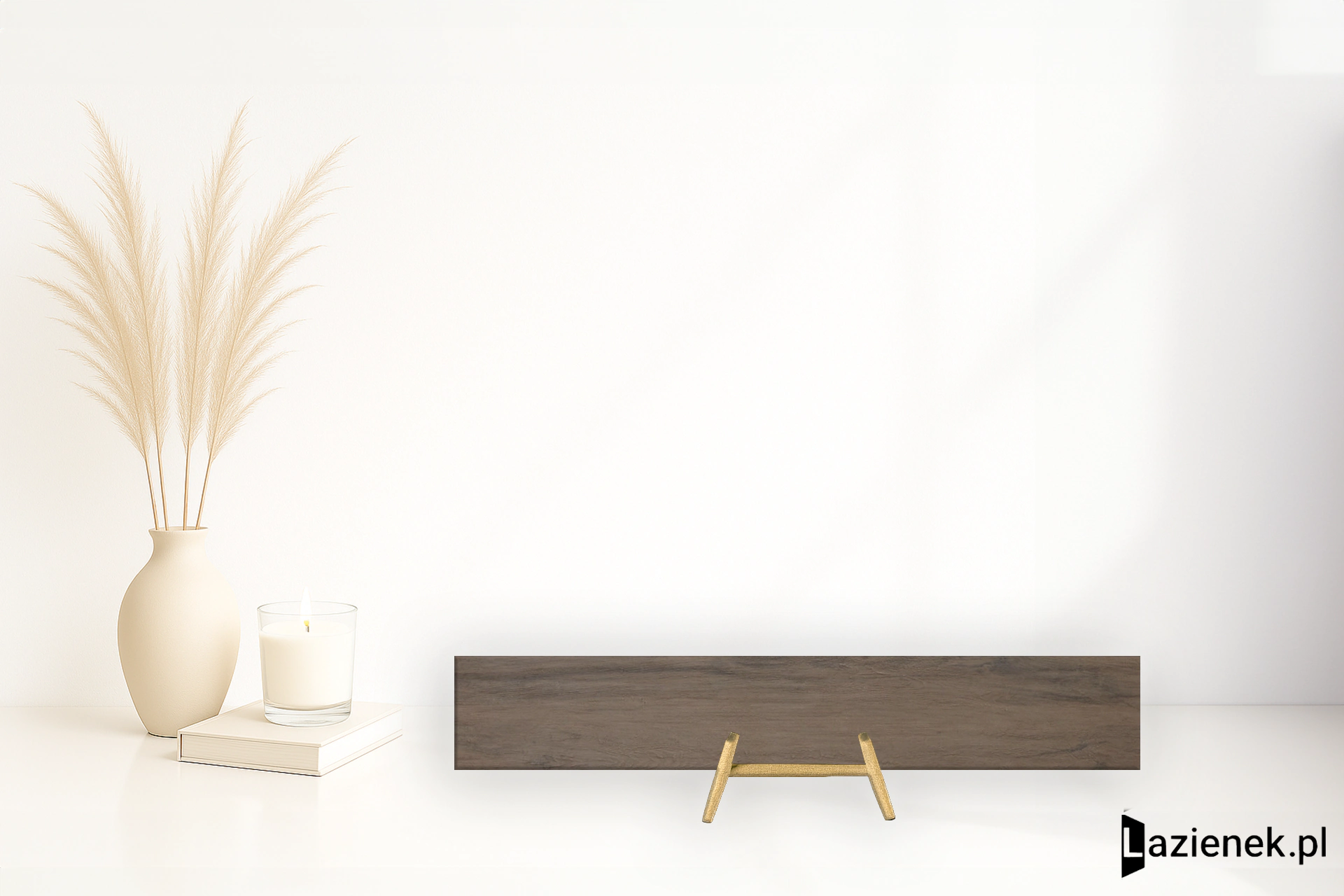 Casalgrande Padana Tavolato Marrone Scuro błyszcząca 20x120 cm gr. 9 mm - płytka rektyfikowana/3620546